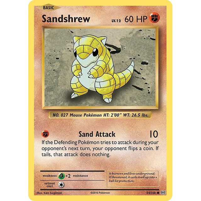Sandshrew - XY
