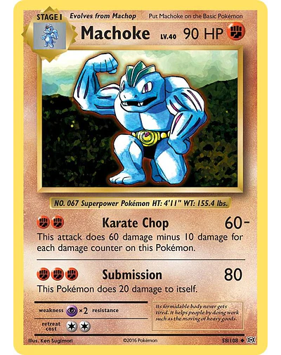 Machoke - XY