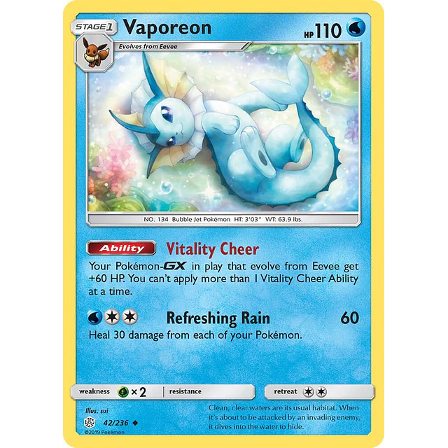 Vaporeon -Cosmic Eclipse 