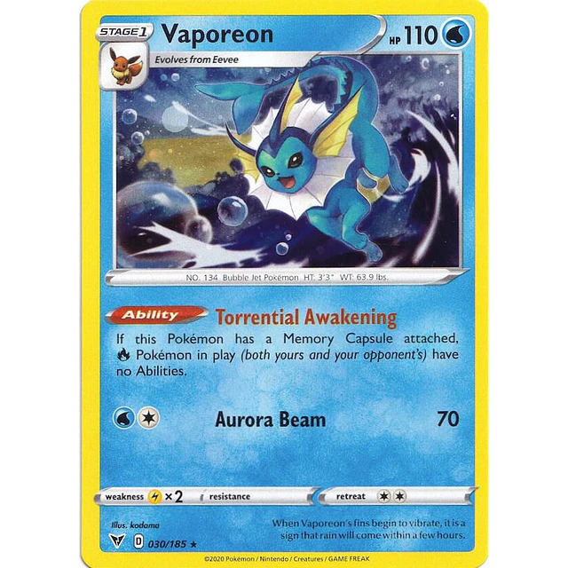 Vaporeon - 030/185 
