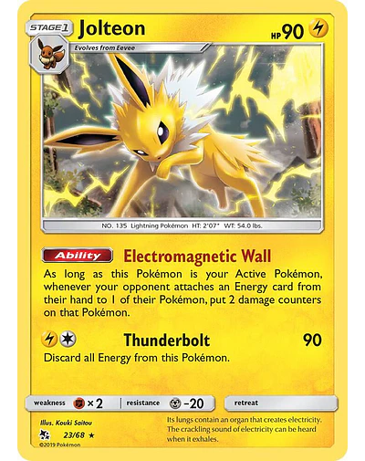 Jolteon - Hidden Fates