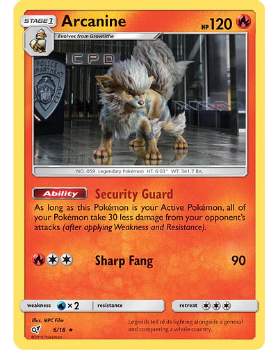 Arcanine 6/18