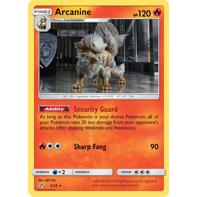 Arcanine 6/18