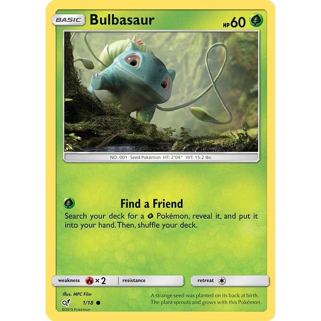 Bulbasaur 1/18