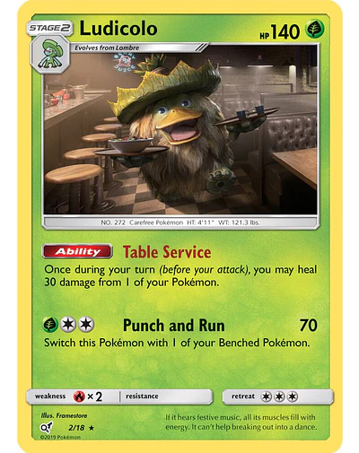 Ludicolo 2/18