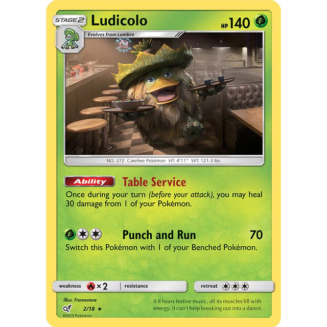 Ludicolo 2/18