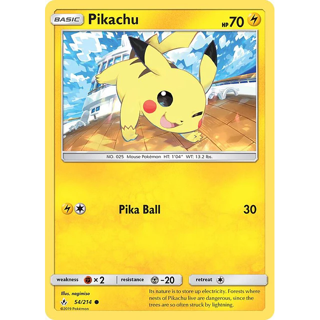 Pikachu 54/214