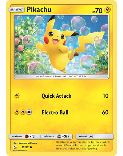 Pikachu 19/68