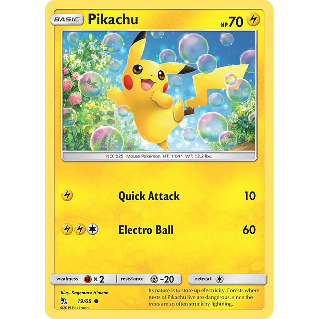 Pikachu 19/68