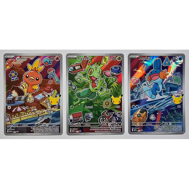 Trio Pokémon Hoenn First Partner Serie 3