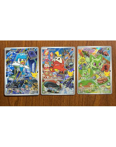 Trio Pokémon Paldea First Partner Serie 3 