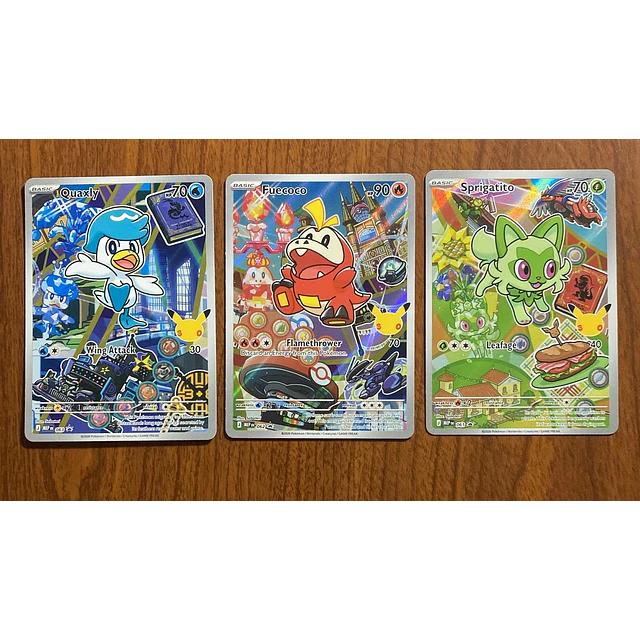 Trio Pokémon Paldea First Partner Serie 3 