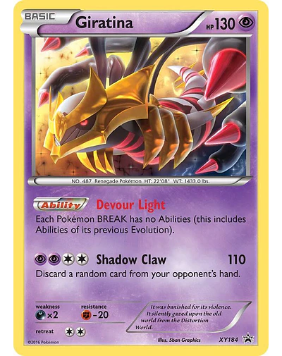 Giratina - XY184 - XY Promos