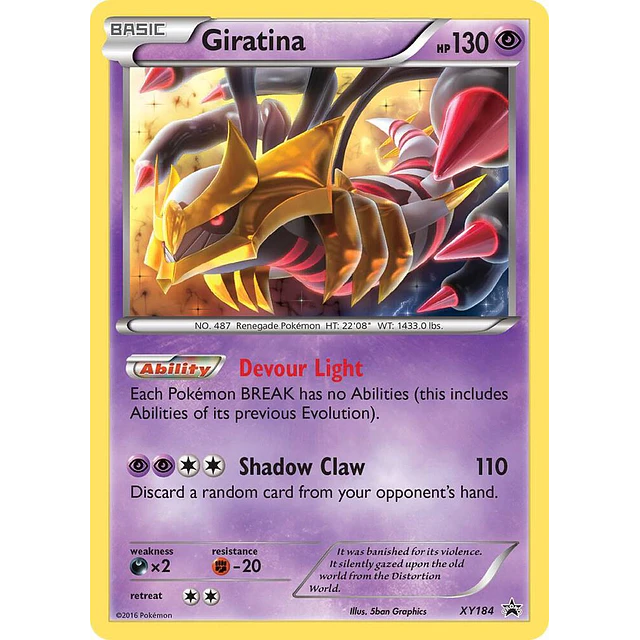 Giratina - XY184 - XY Promos