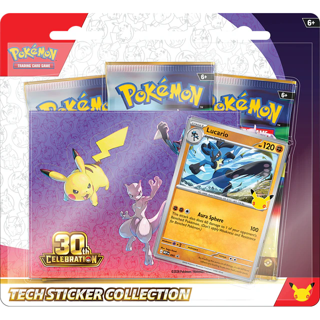 PREVENTA - 30th Celebration - Tech Sticker - Español 1