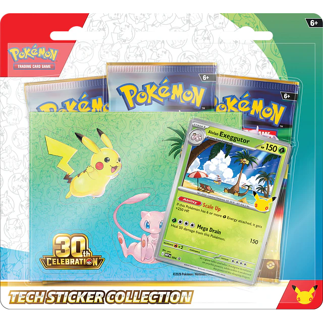 PREVENTA - 30th Celebration - Tech Sticker - Español 2
