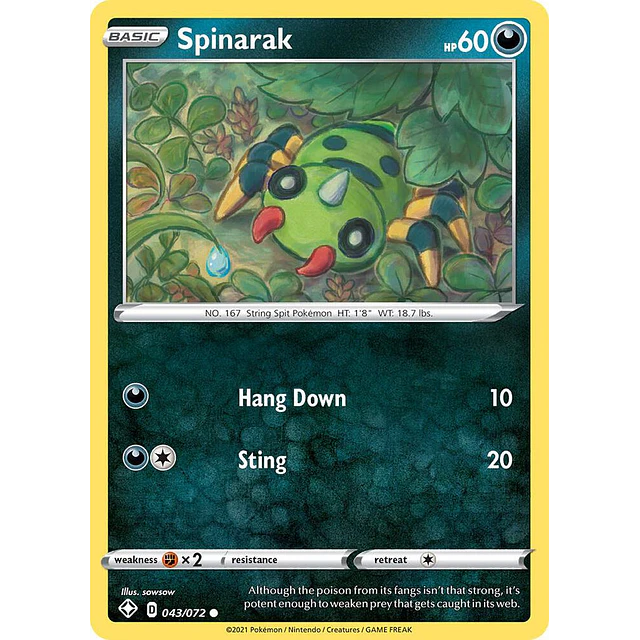 Spinarak 43/72 1