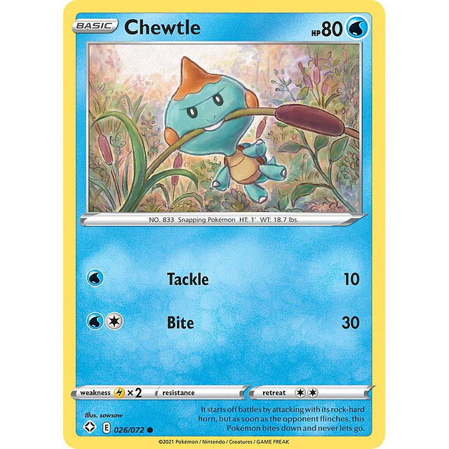 Chewtle 26/72