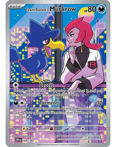 Team Rocket's Murkrow - 200/182