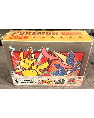 Deck Box Doble - Pokemon World Championship 2026 - San Francisco Exclusive 