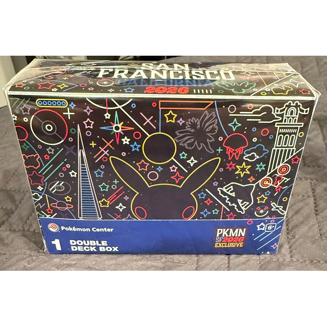 Deck Box Doble - Pokemon XP - San Francisco Exclusive 