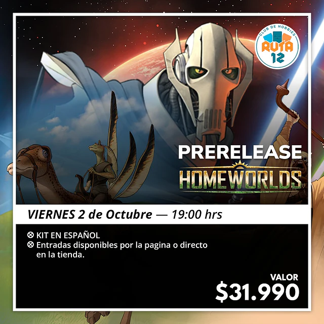 Prelanzamiento - Homeworlds - Viernes 2 de Octubre