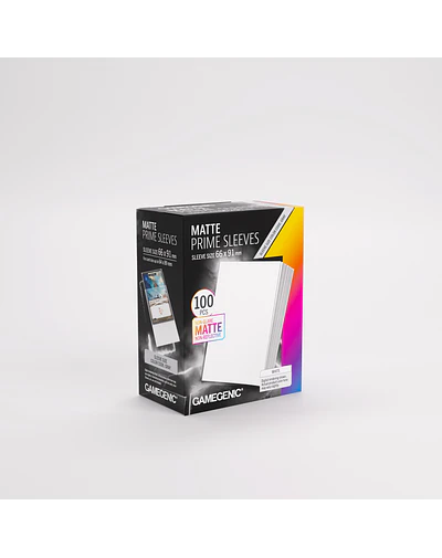 Protectores Gamegenic Matte Prime Sleeves 100 UN