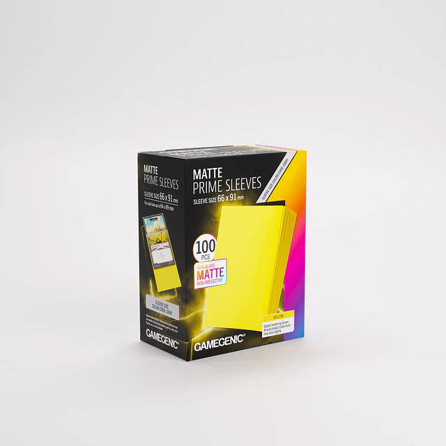 Protectores Gamegenic Matte Prime Sleeves 100 UN 2