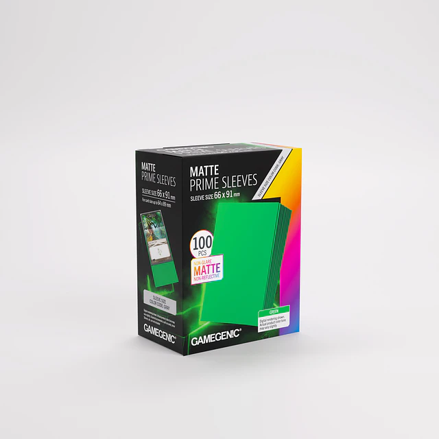 Protectores Gamegenic Matte Prime Sleeves 100 UN 3