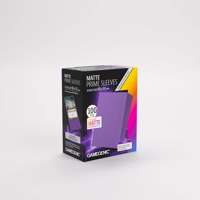 Protectores Gamegenic Matte Prime Sleeves 100 UN 6