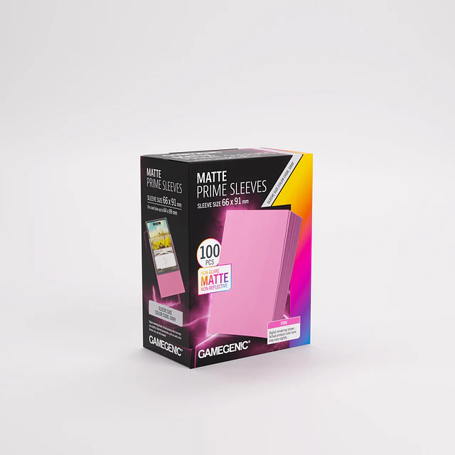 Protectores Gamegenic Matte Prime Sleeves 100 UN 10