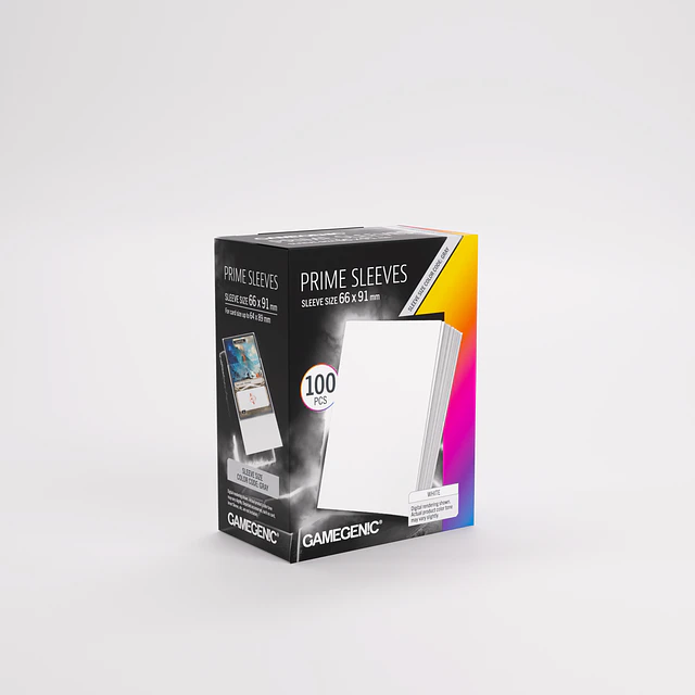 Protectores Gamegenic - Prime Sleeves 100 UN 3