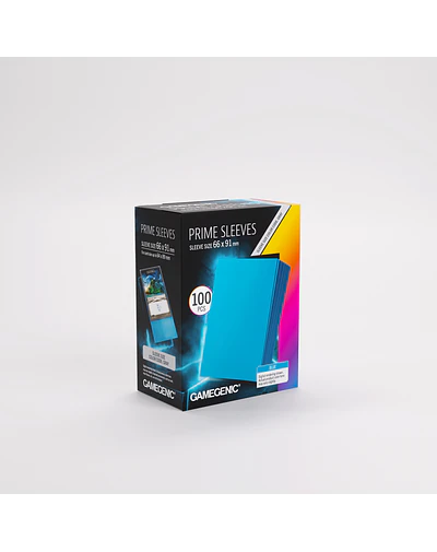 Protectores Gamegenic - Prime Sleeves 100 UN - Blue