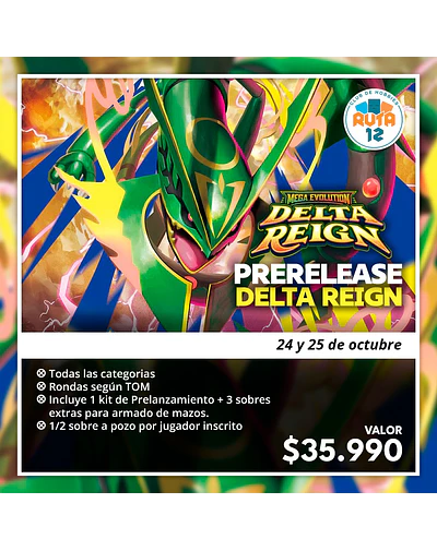 Prelanzamientos ''Mega Evoluciones: Dominio Delta''