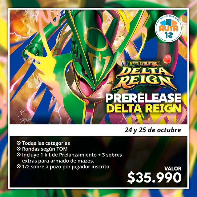 Prelanzamientos ''Mega Evoluciones: Dominio Delta''