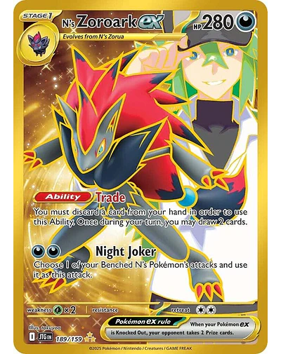 N's Zoroark ex - 189/159