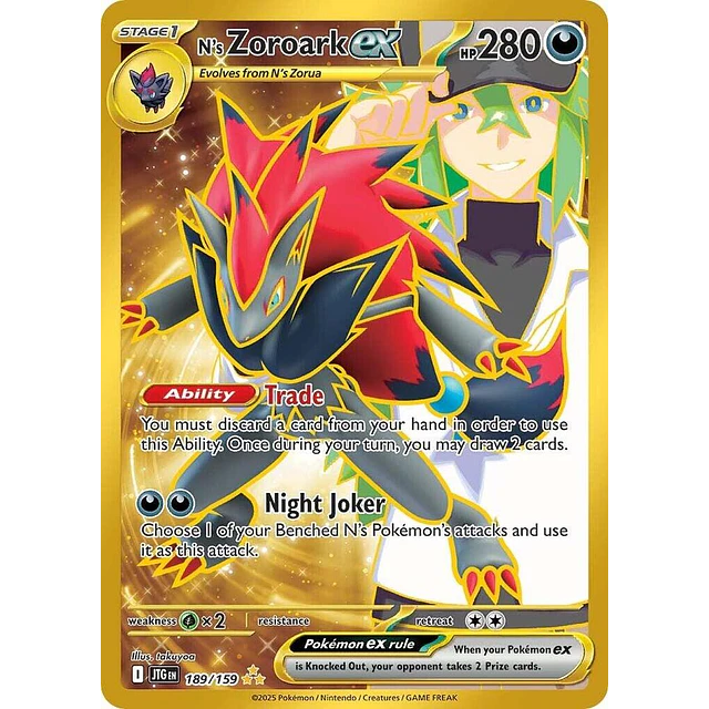 N's Zoroark ex - 189/159