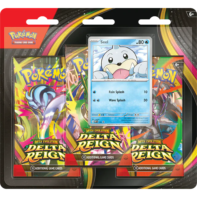 - Preventa - Mega Evolution Delta Reign - 3 Pack Blister ING