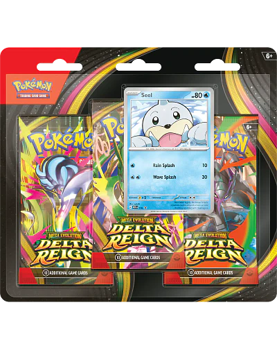 - Preventa - Mega Evolution Delta Reign - 3 Pack Blister ESP