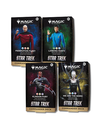[PREVENTA] MTG Star Trek - Commander Deck (pack de 4) 
