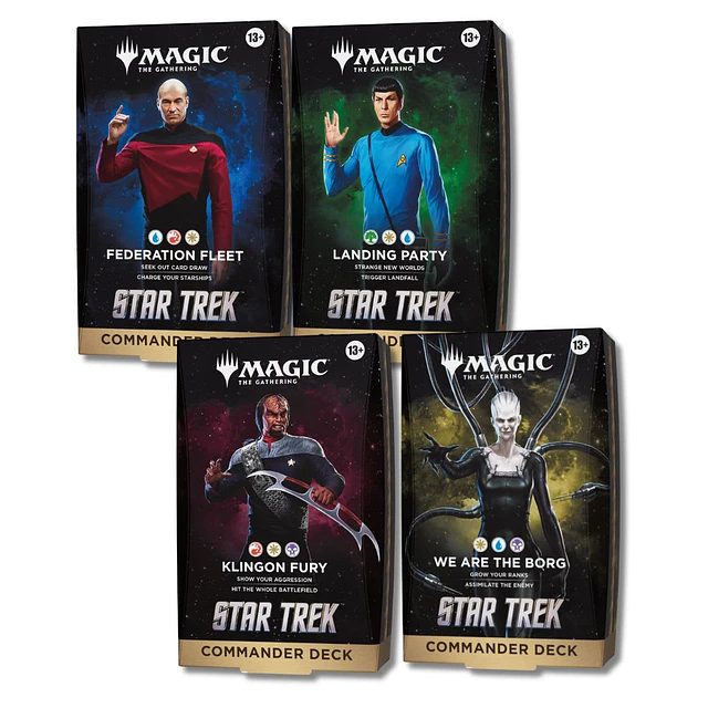 [PREVENTA] MTG Star Trek - Commander Deck (pack de 4) 
