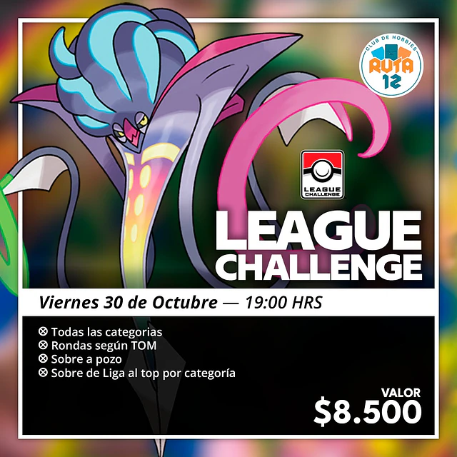 League Challenge Octubre - Pokémon TCG 