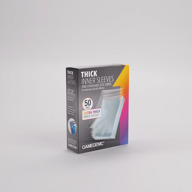 GG THICK INNER SLEEVES 64X89 - 50 unidades