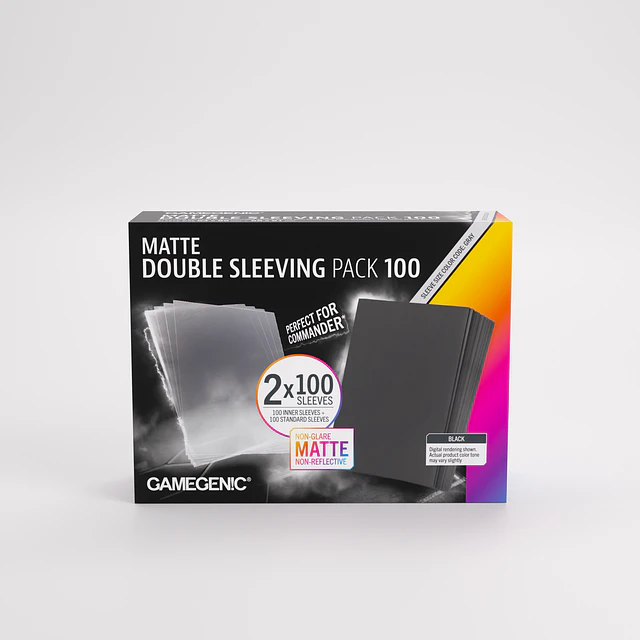 GG MATTE DOUBLE SLEEVING PACK 100 66X91 