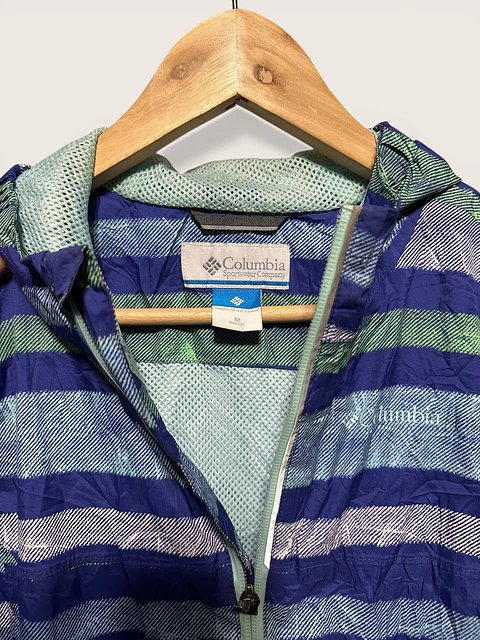 Columbia | Cortaviento Estampado Niño con Capucha | Talla M (10/12)