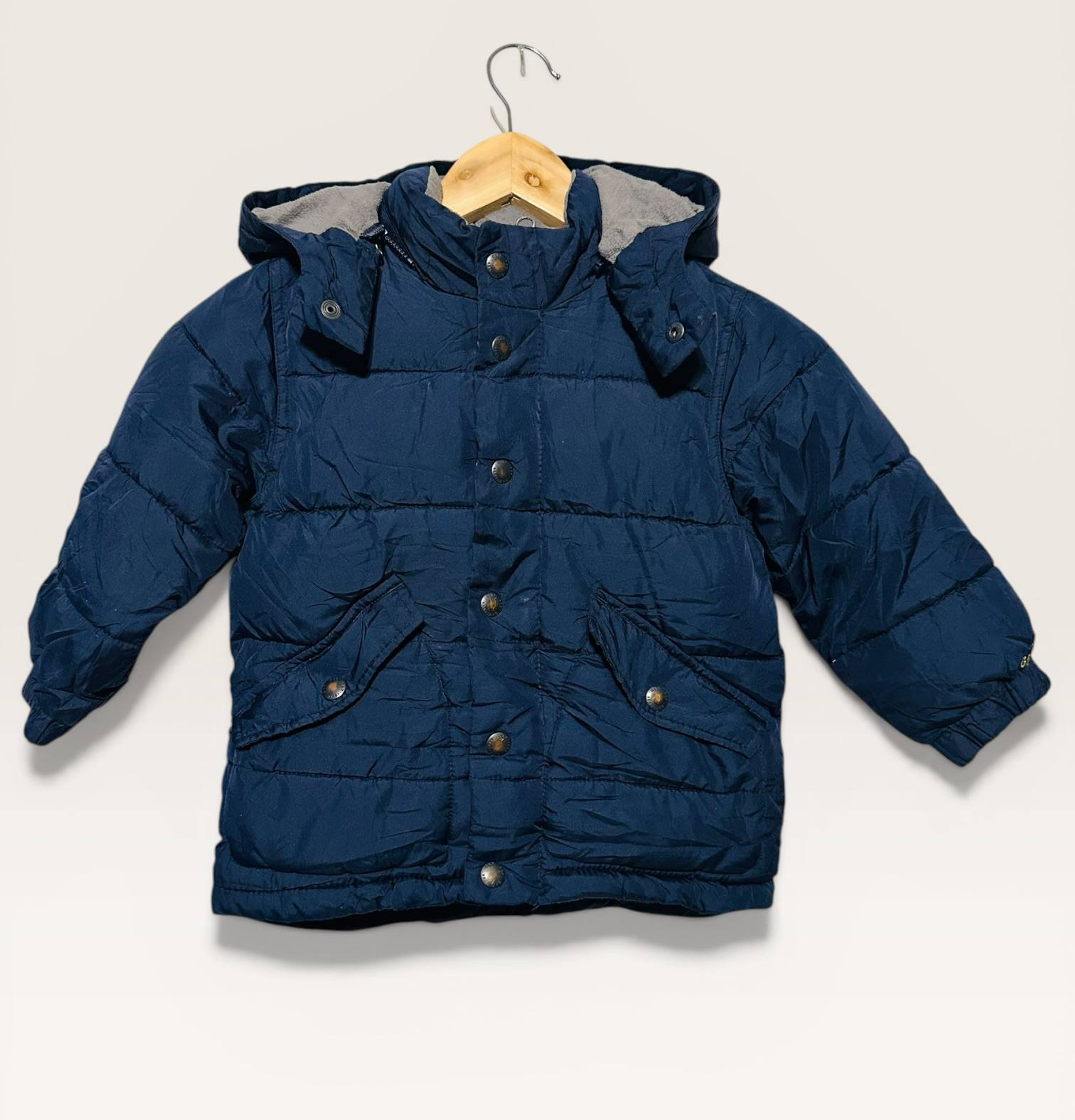 Parka Acolchada Baby Gap con Forro de Polar 1