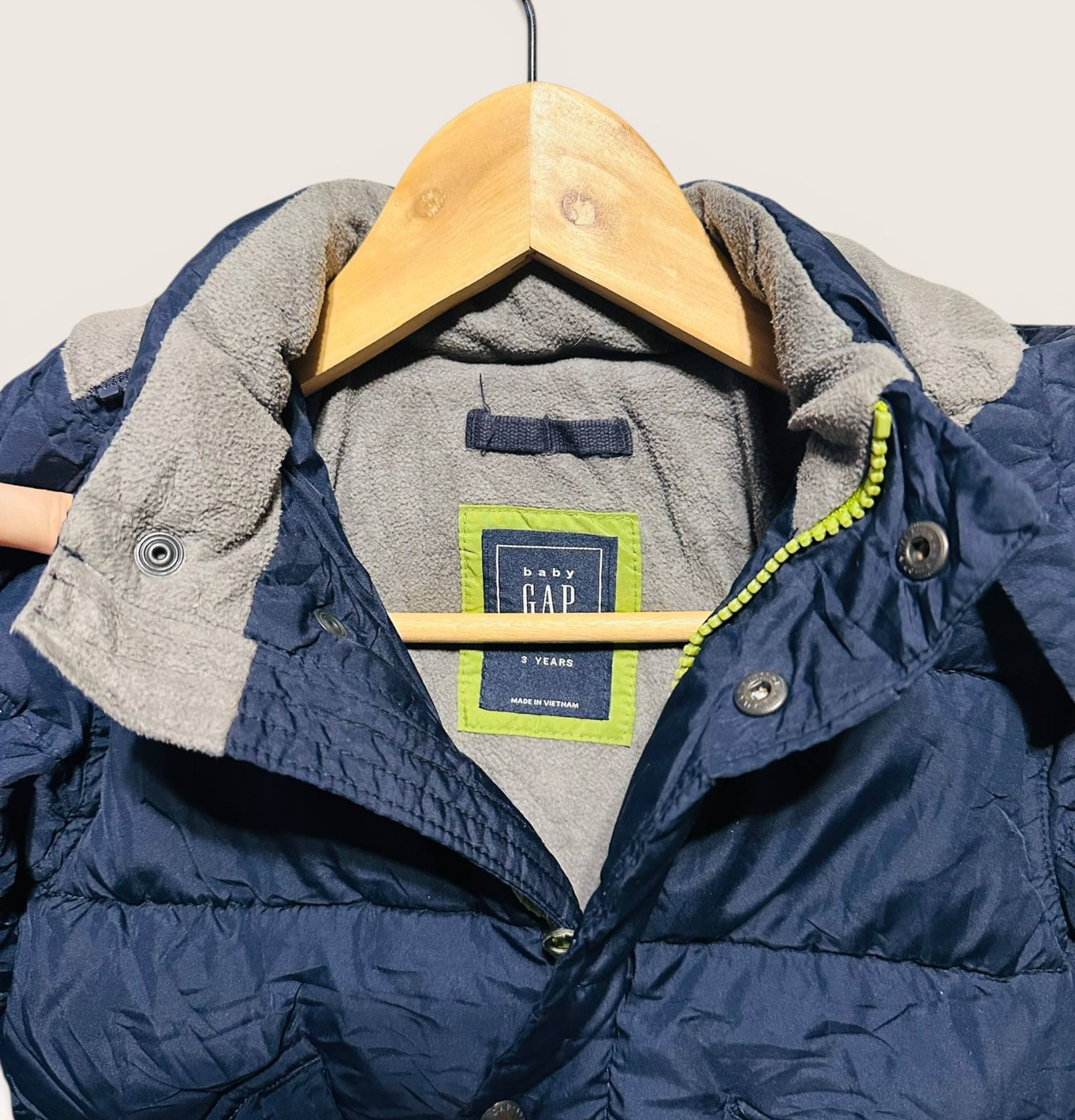 Parka Acolchada Baby Gap con Forro de Polar 2