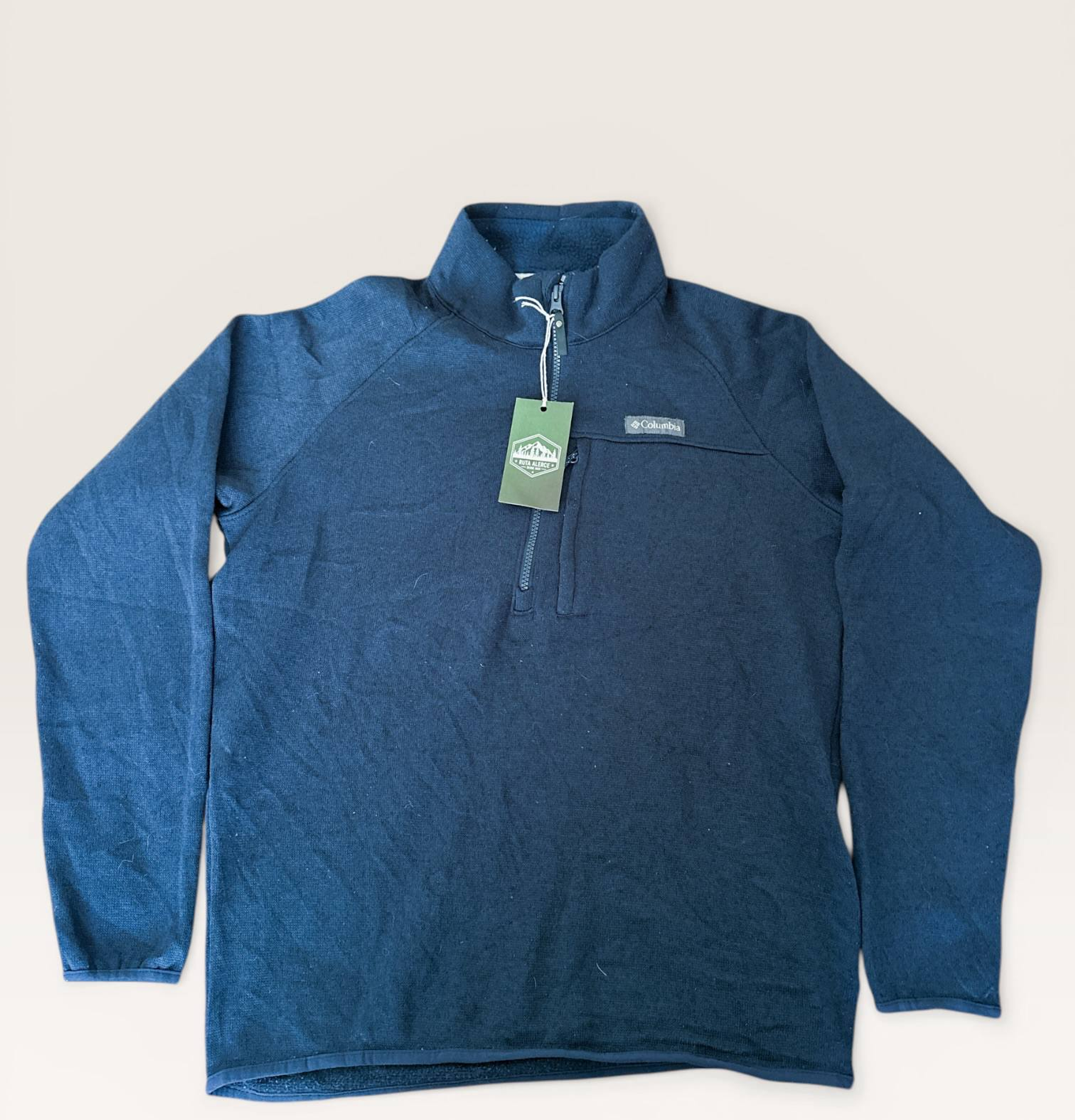 Polerón Columbia Sweater-Fleece con Medio Cierre - Talla M 1