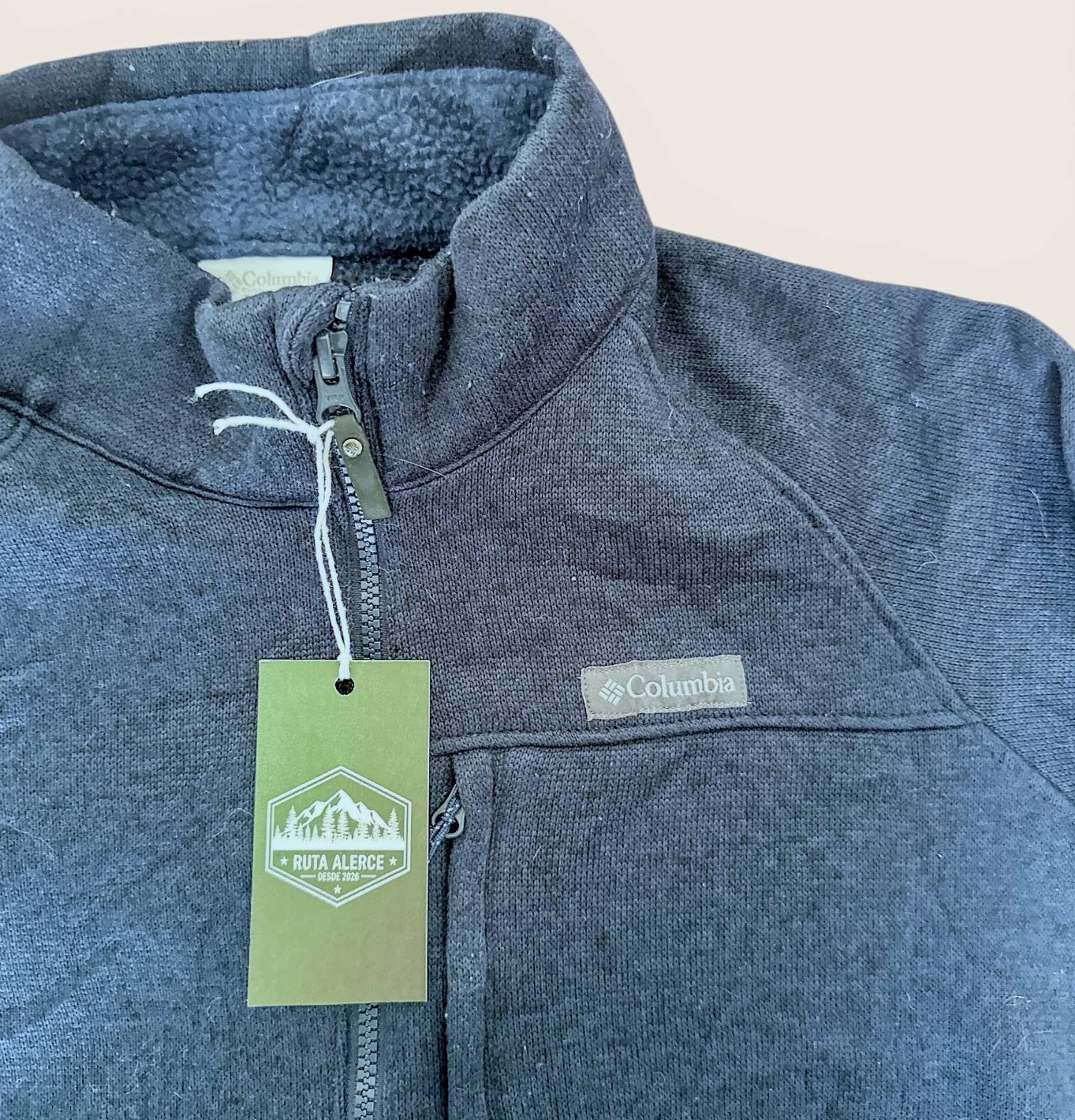 Polerón Columbia Sweater-Fleece con Medio Cierre - Talla M 3