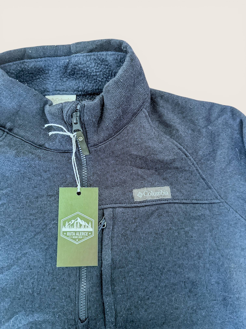 Polerón Columbia Sweater-Fleece con Medio Cierre - Talla M 3